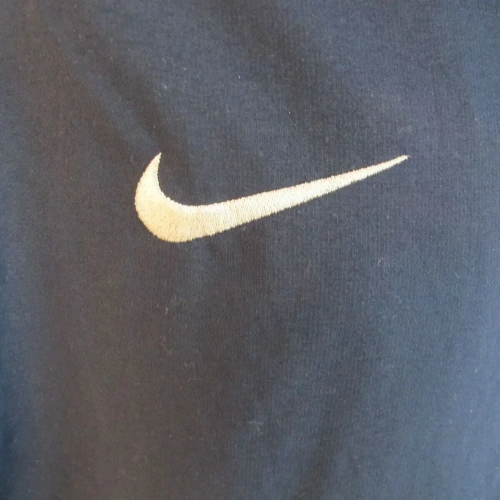 Men's Large Nike‎ Full Zip Blue Color Block Embroidered Logo Jacket